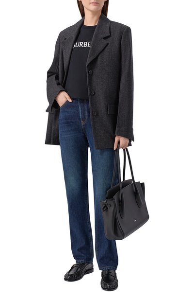 Хлопковая футболка BURBERRY, арт. 8118977, фото 2