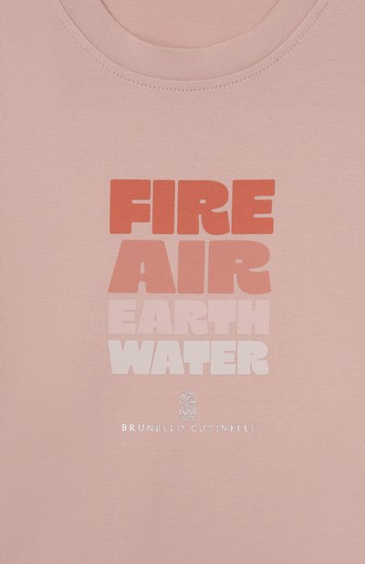 Хлопковая футболка BRUNELLO CUCINELLI, арт. B0T81T485C, фото 3