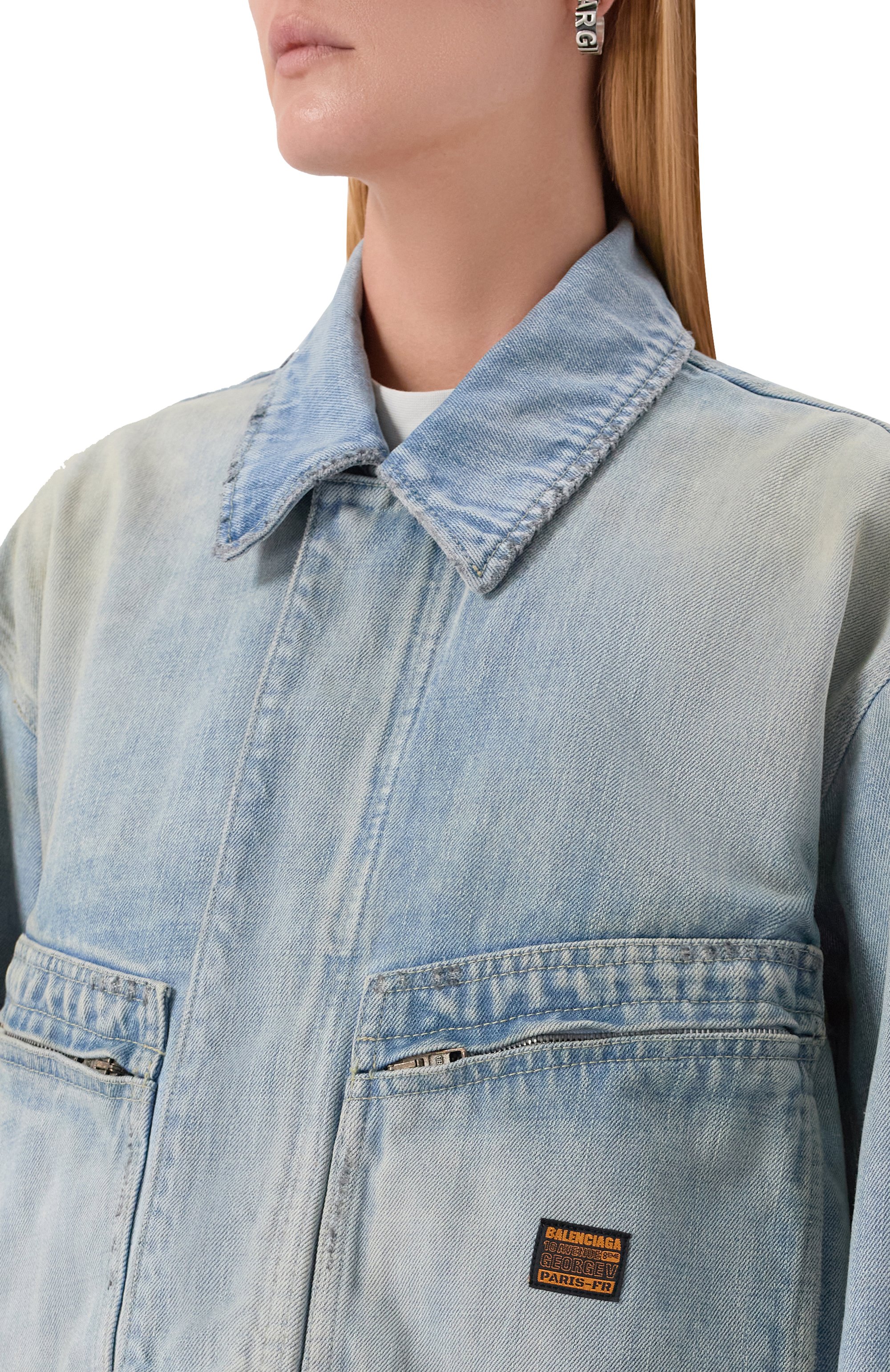 Джинсовая куртка BALENCIAGA, арт. 842161/TSWB9, фото 5