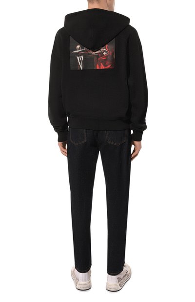 Хлопковое худи OFF-WHITE, арт. OMBB037C99FLE0041001, фото 2