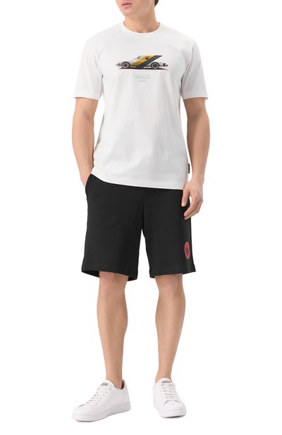 Хлопковая футболка boss x porsche BOSS, арт. 50531455, фото 2