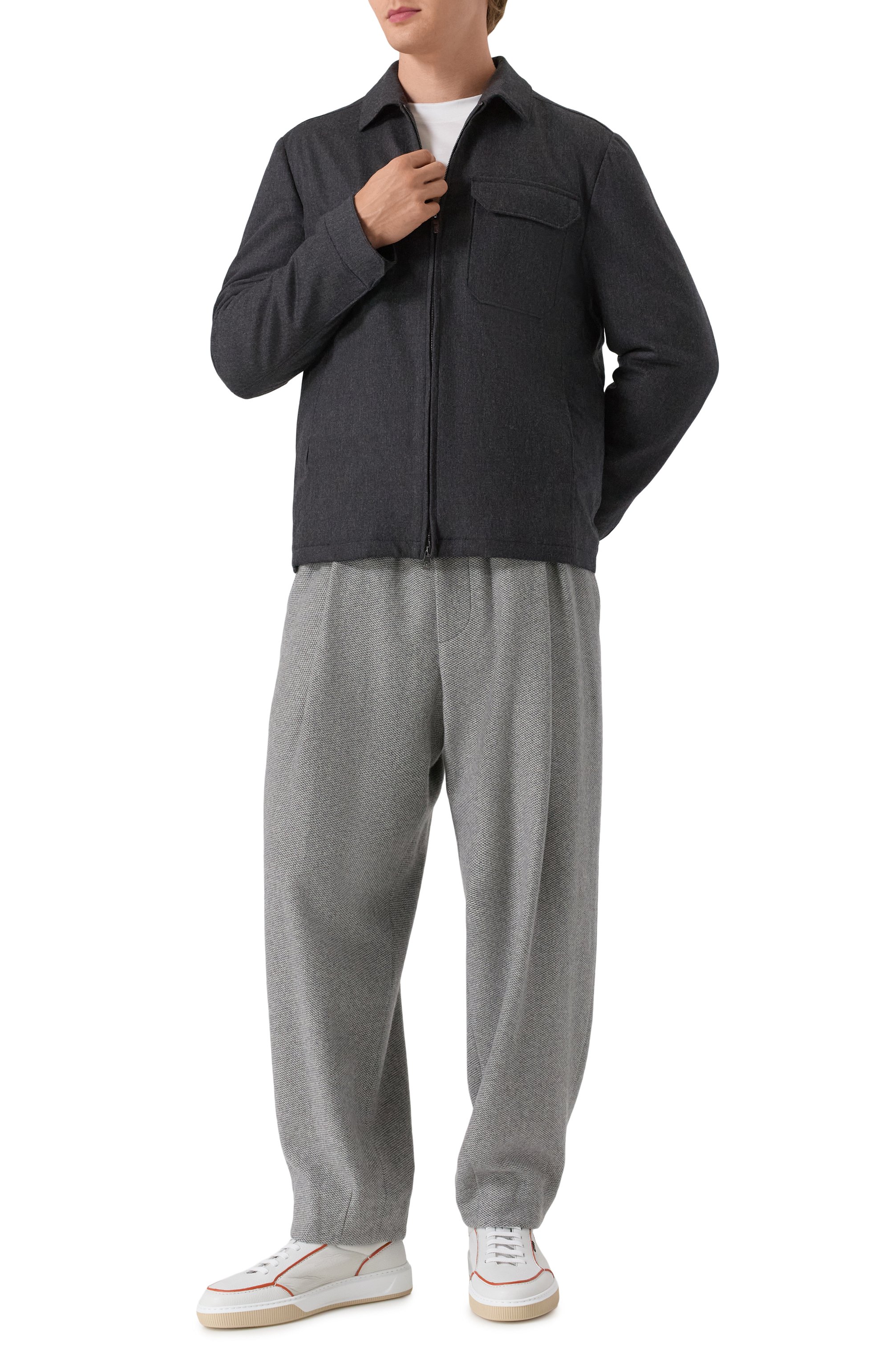 Кожаные кеды ZILLI, арт. H0201AM1947VZBA07, фото 2