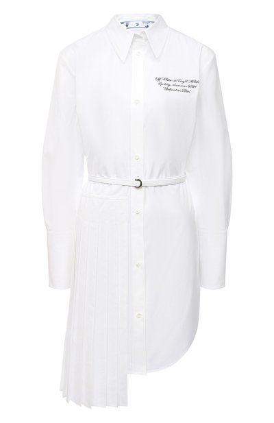 Женское хлопковое платье OFF-WHITE, арт. 0WDB280R21FAB001