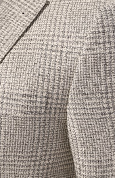 Пиджак из шерсти и льна CORNELIANI, арт. 91X005-3116305, фото 5