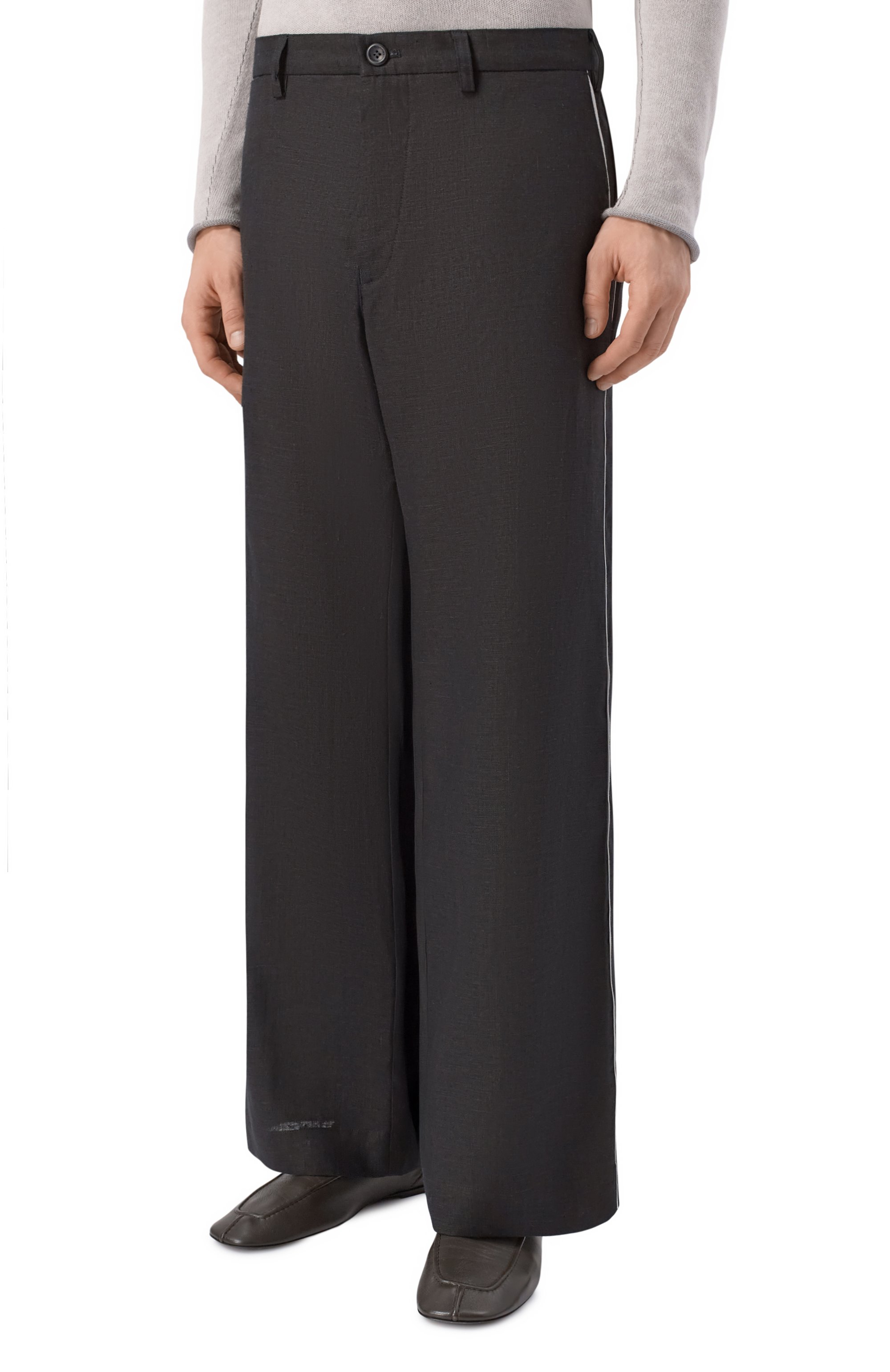 Льняные брюки HANNES ROETHER, арт. BUR21NS.602, фото 3