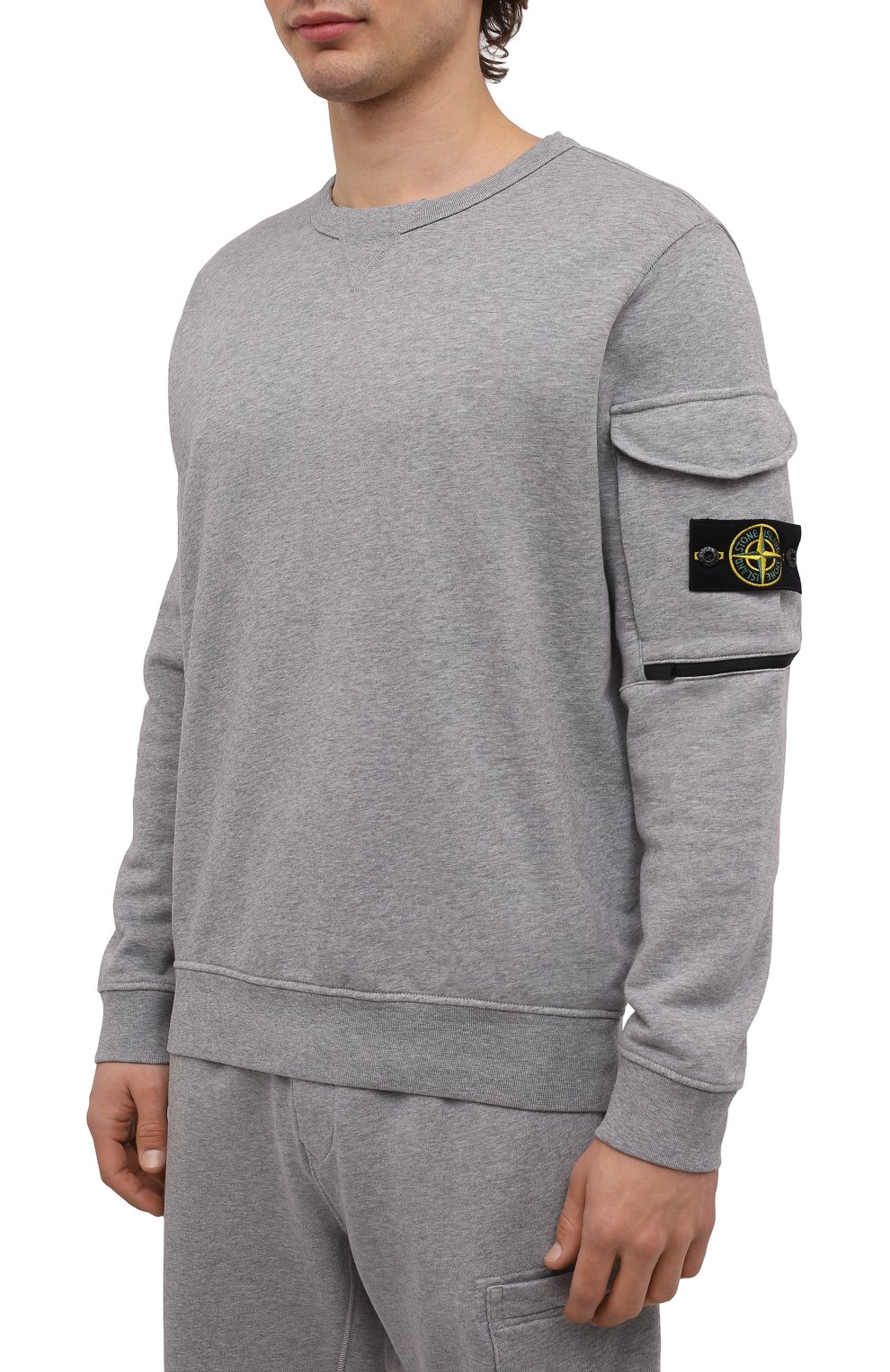 Хлопковый свитшот STONE ISLAND, арт. 761561151, фото 3