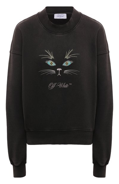 Женский хлопковый свитшот OFF-WHITE, арт. 0WBA075F24FLE002