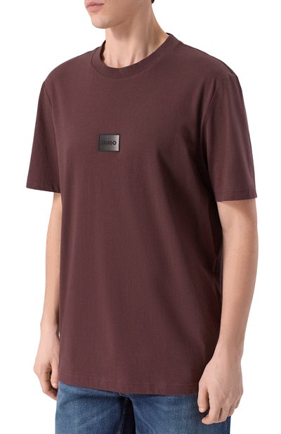 Хлопковая футболка HUGO, арт. 50553124, фото 3