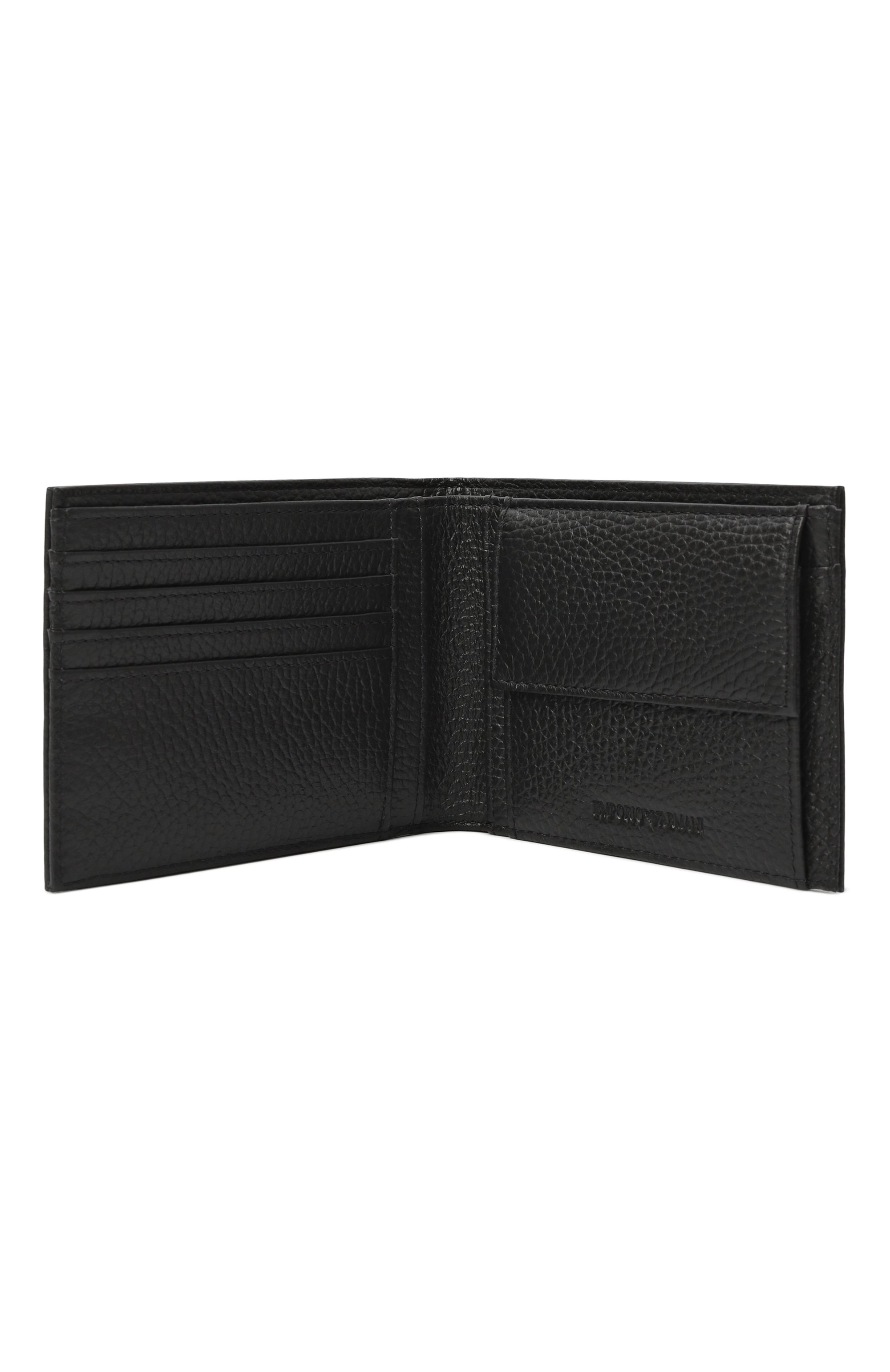 Кожаное портмоне EMPORIO ARMANI черного цвета по цене 22900 руб., арт. EM003591/AF19355, фото 3 Кожаное портмоне EMPORIO ARMANI, арт. EM003591/AF19355, фото 3
