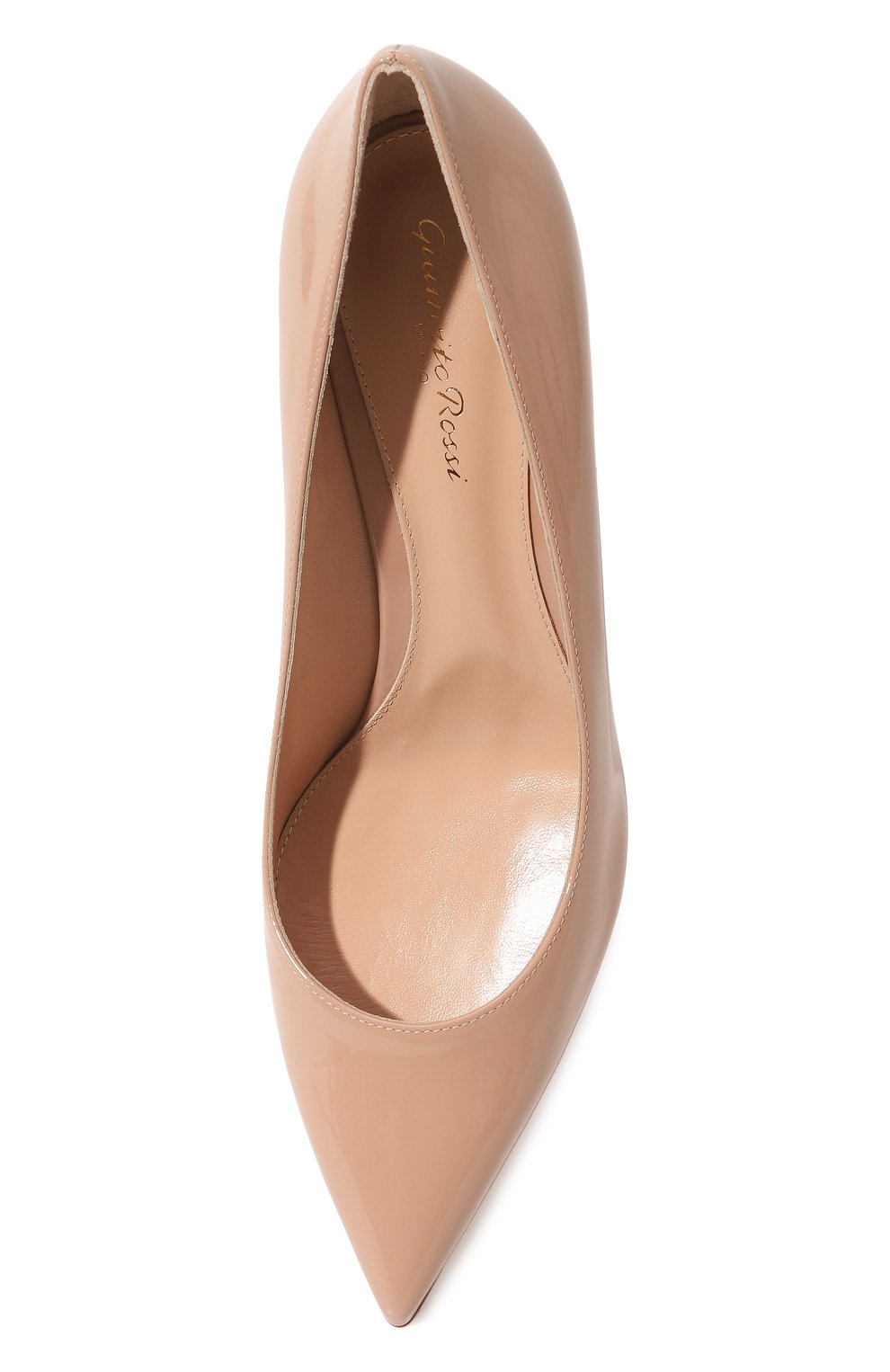 Кожаные туфли gianvito 55 GIANVITO ROSSI бежевого цвета по цене 87600 руб., арт. G20336.55RIC.VERPEAH, фото 6 Кожаные туфли gianvito 55 GIANVITO ROSSI, арт. G20336.55RIC.VERPEAH, фото 6