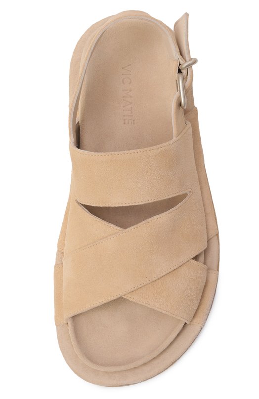 Замшевые сандалии Vic Matie 1K5304D_K04H010301 Бежевый  1K5304D_K04H010301 Фото 6