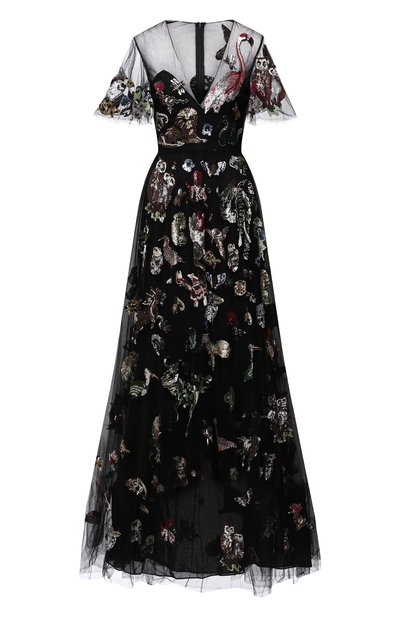 Женское платье с отделкой пайетками VALENTINO, арт. KB3VD2E5/1ED