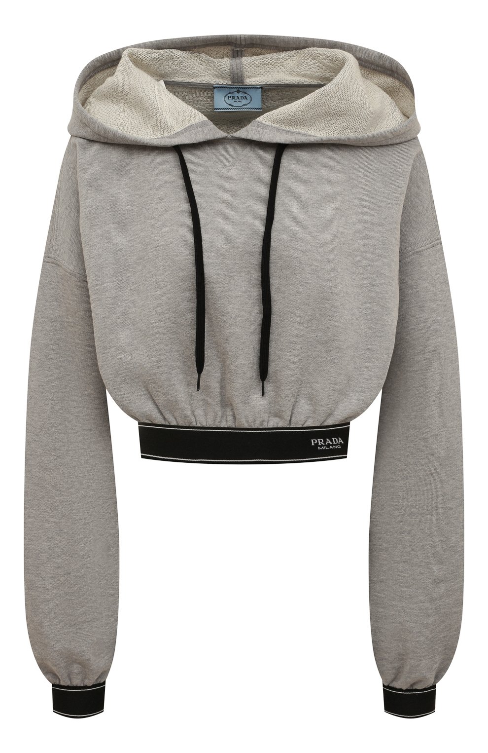 Хлопковое худи PRADA, арт. 134648-10FI-F0031-221, фото 1