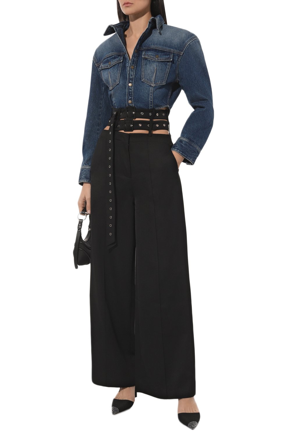 Джинсовая куртка DARKPARK синего цвета по цене 71750 руб., арт. WSH02/DBL02W053, фото 2 Джинсовая куртка DARKPARK, арт. WSH02/DBL02W053, фото 2