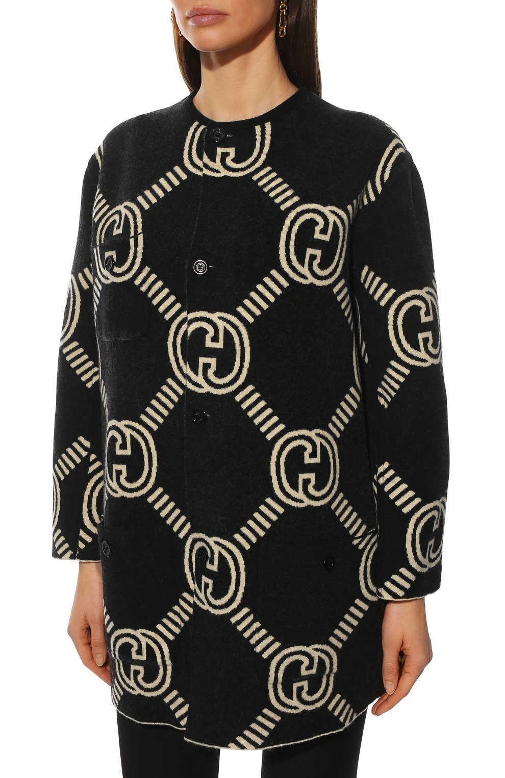 Шерстяной кардиган GUCCI, арт. 678318/XKB5T, фото 6