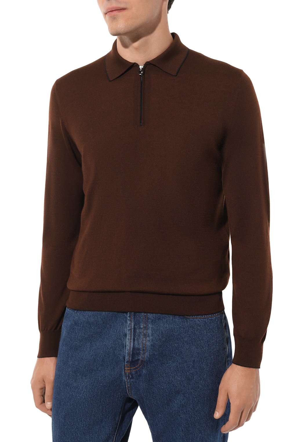 Поло из шерсти и шелка STEFANO RICCI, арт. KE08004P30/E23374, фото 3