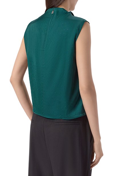 Атласный топ HUGO, арт. 50547697, фото 4