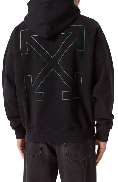 Хлопковое худи OFF-WHITE, арт. 0MBB085S25FLE00H, фото 4