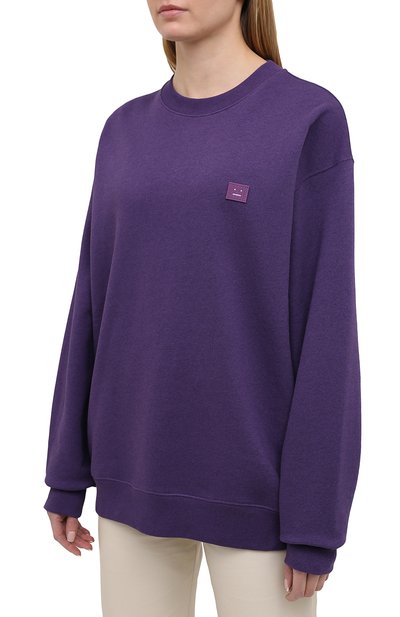 Хлопковый свитшот ACNE STUDIOS, арт. CI0054/W, фото 3