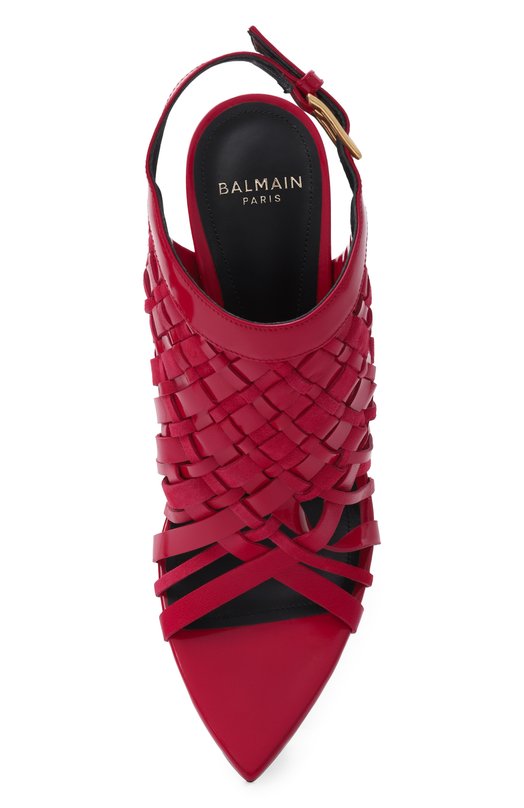 Кожаные босоножки Balmain GN1UH194/LMXK Розовый  GN1UH194/LMXK Фото 6