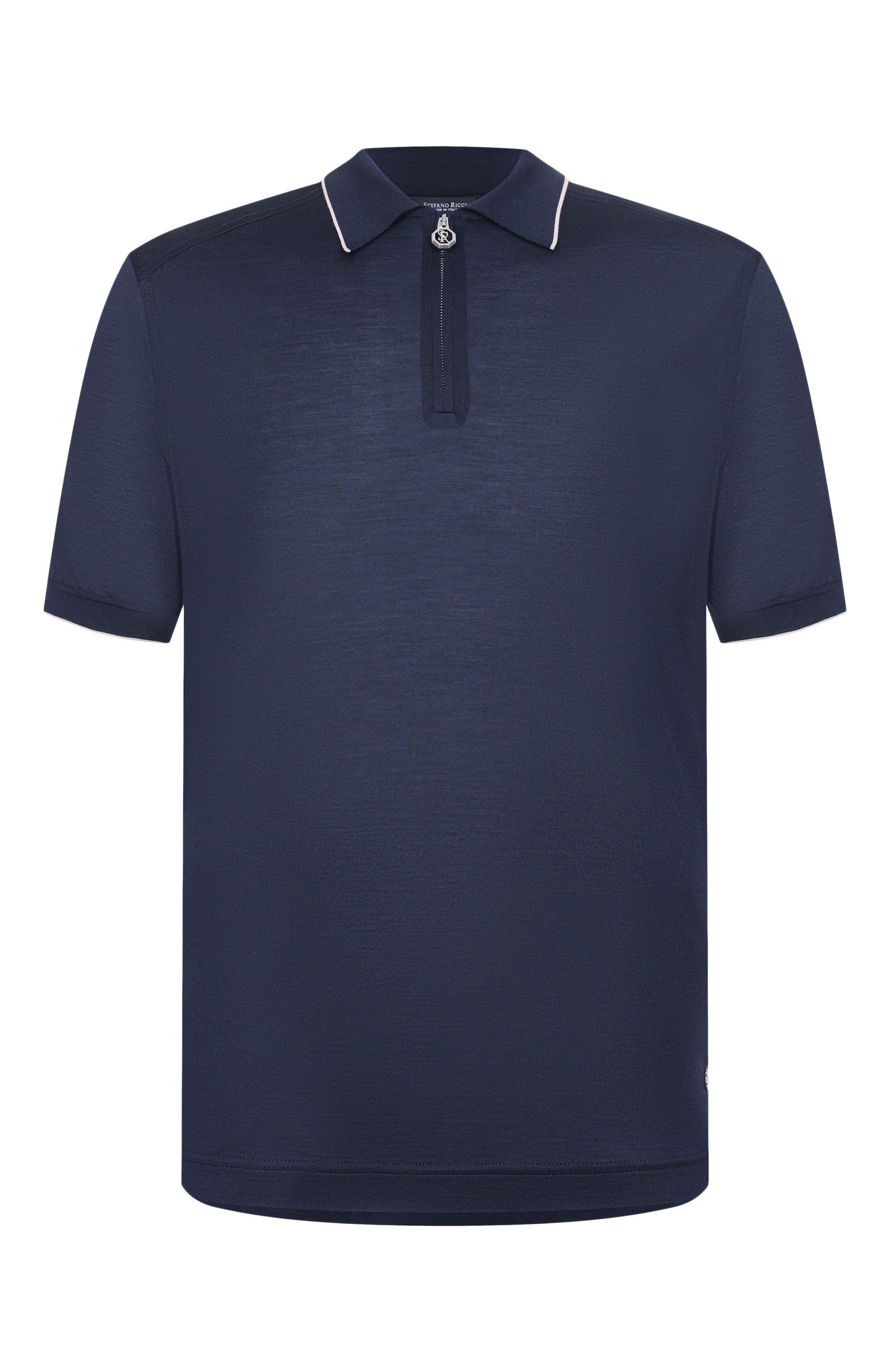 Шелковое поло STEFANO RICCI, арт. K919512P31/R25190_001, фото 1