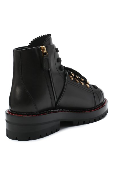 Кожаные ботинки VERSACE, арт. DST466E/DVTA3, фото 4