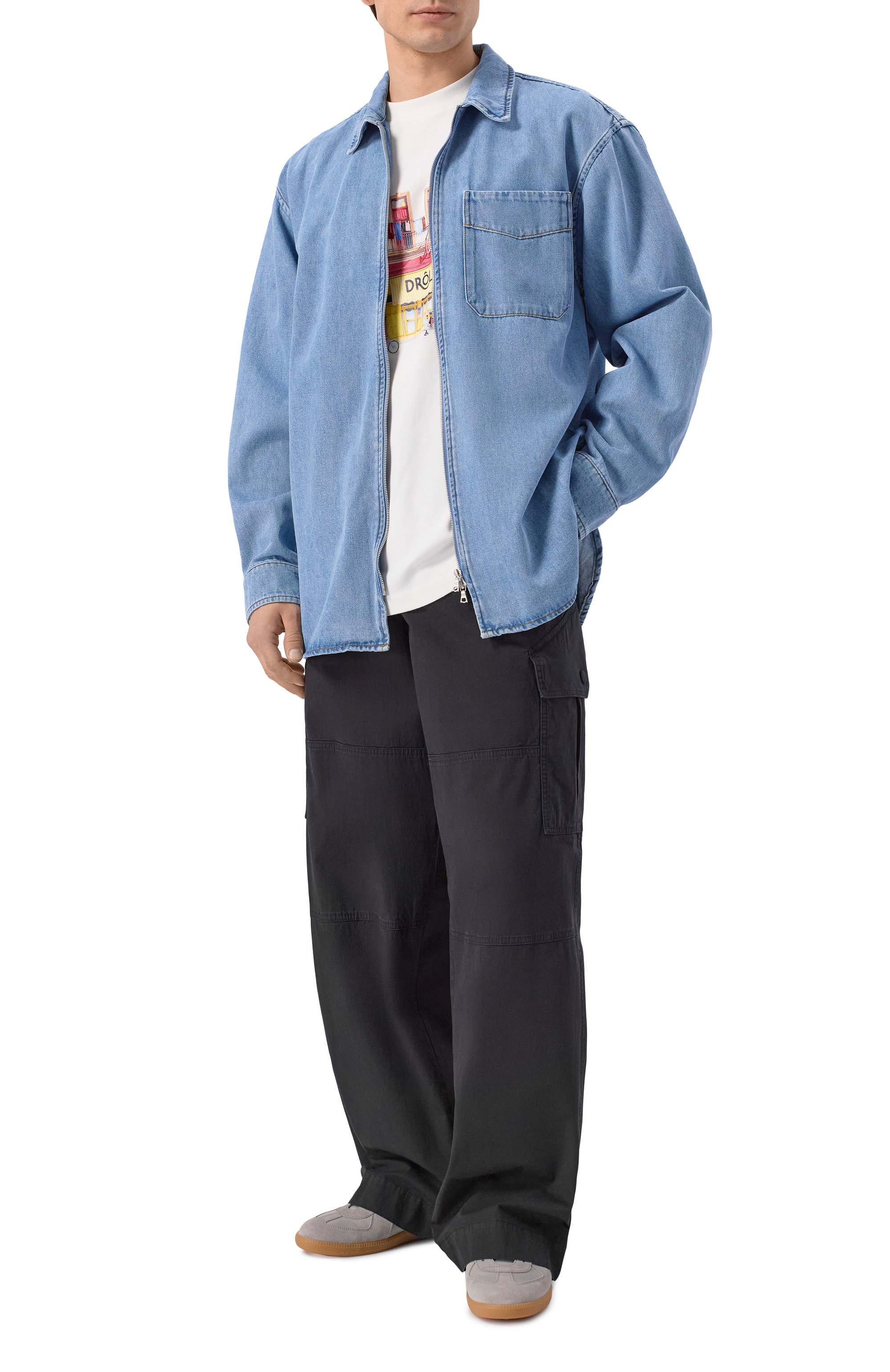 Хлопковая футболка DROLE DE MONSIEUR, арт. K-TS307-C0002-0W, фото 2