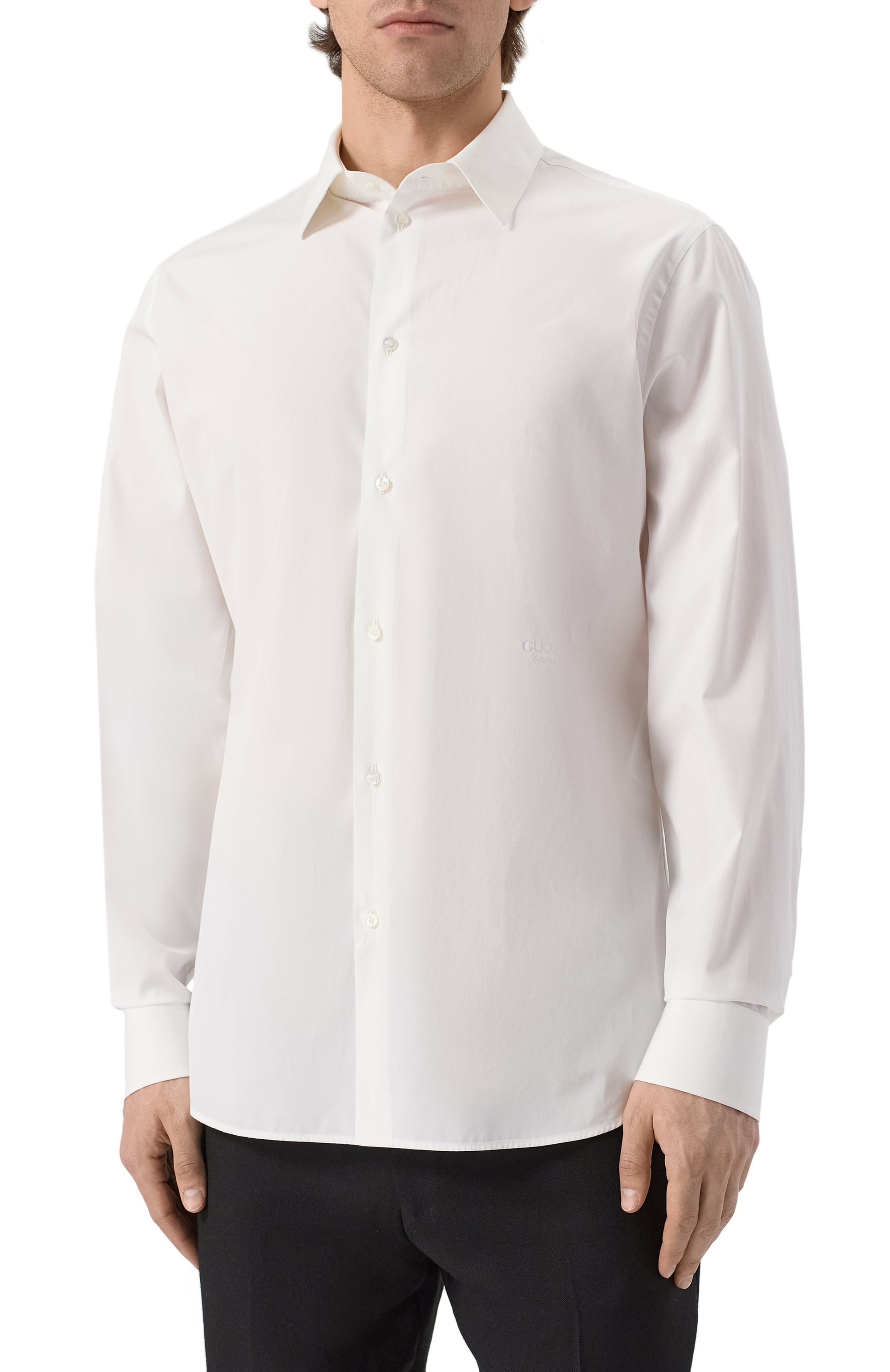 Хлопковая сорочка GUCCI, арт. 722788/ZAKKD, фото 3