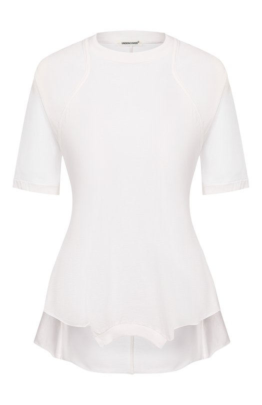 Хлопковая футболка Undercover UP1F1805 Белый UP1F1805