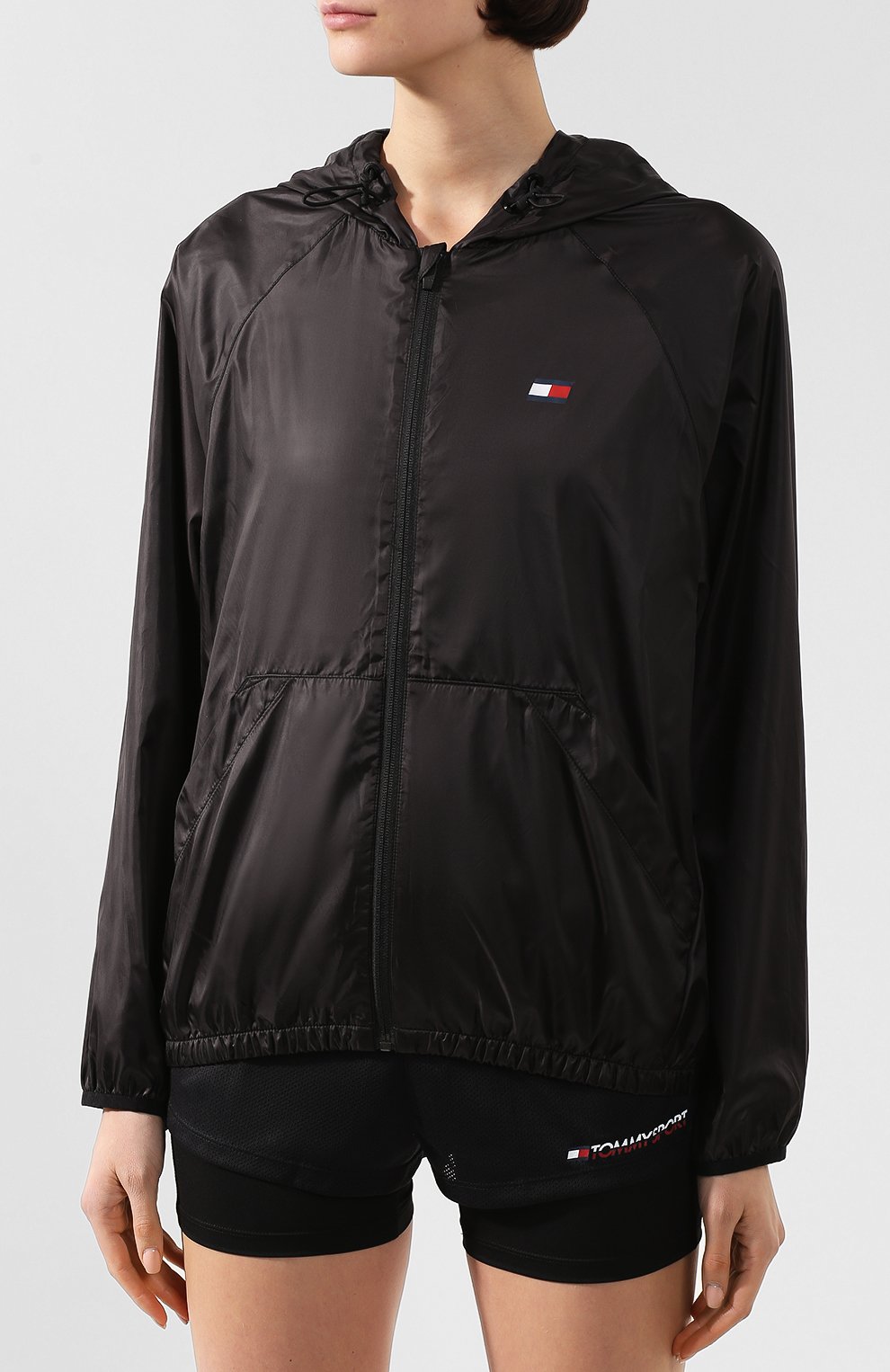 Куртка TOMMY SPORT черно-белого цвета по цене 8990 руб., арт. S10S100418, фото 3 Куртка TOMMY SPORT, арт. S10S100418, фото 3