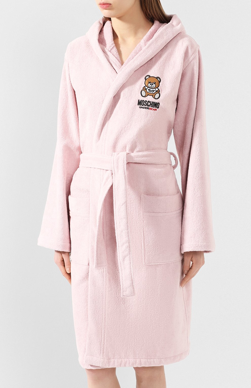 Хлопковый халат MOSCHINO, арт. A7301/5949, фото 3