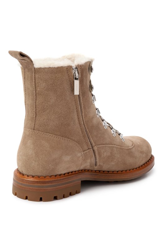 Замшевые ботинки Kiton D58812N0113609 Бежевый  D58812N0113609 Фото 5