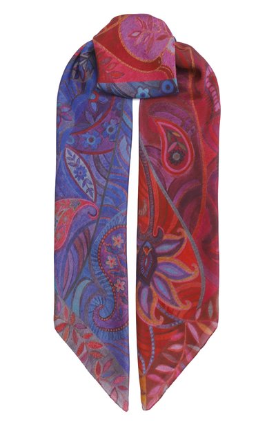 Женская шелковая шаль восточный орнамент GOURJI, арт. 91126737/4151108