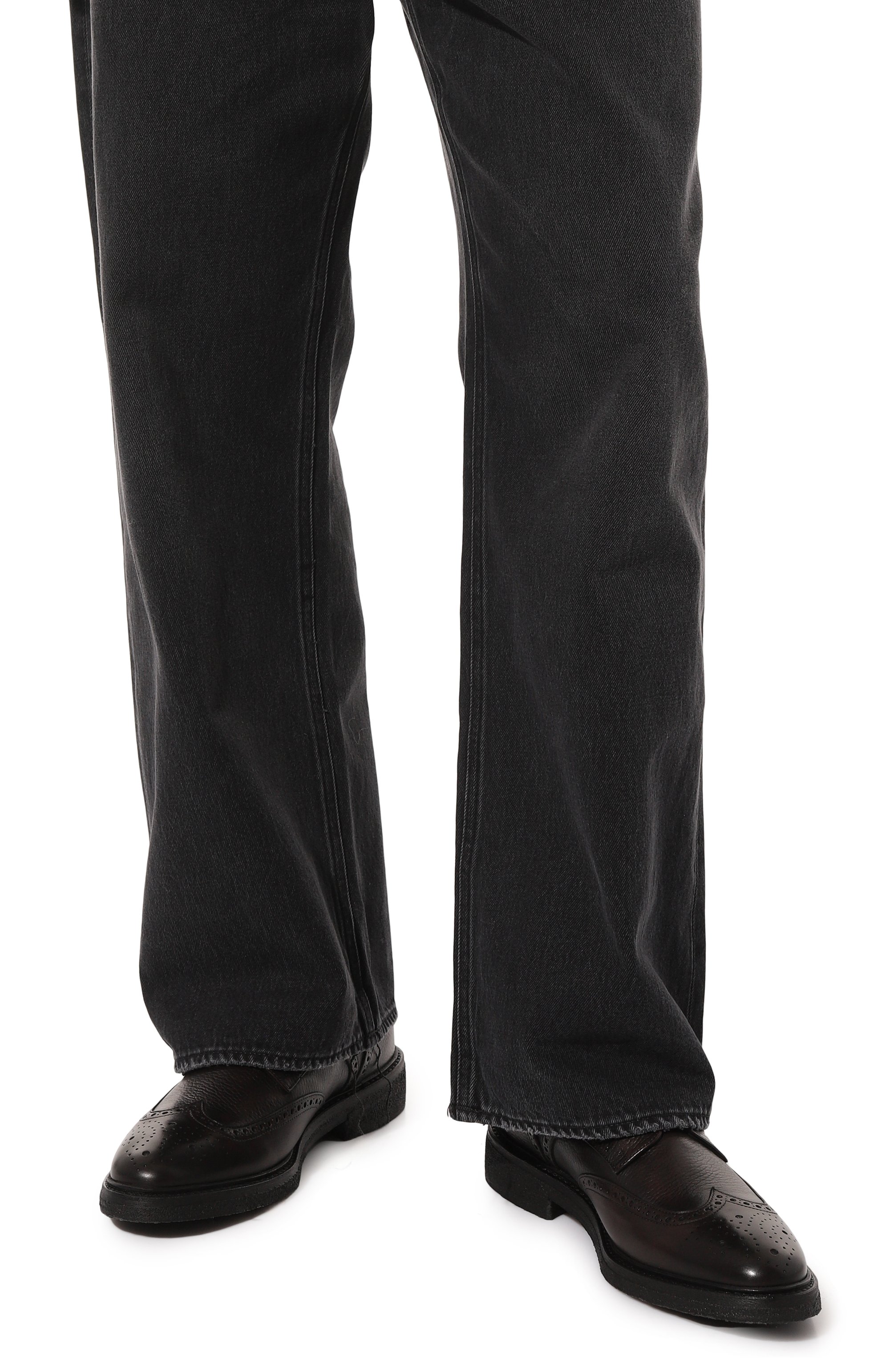 Кожаные оксфорды colin SANTONI, арт. MCCG17836PD5HSH9, фото 3