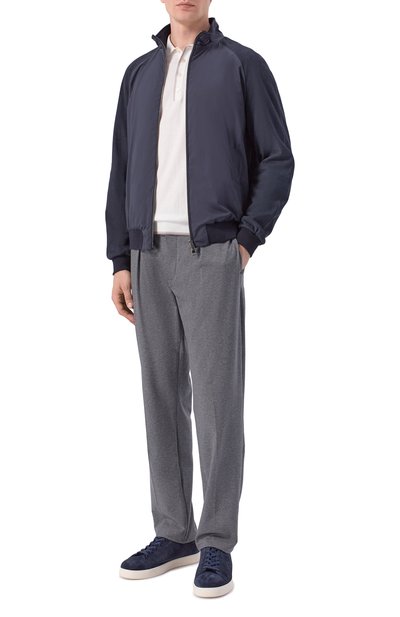 Мужской кожаный бомбер ANDREA CAMPAGNA, арт. 232533/T1418I