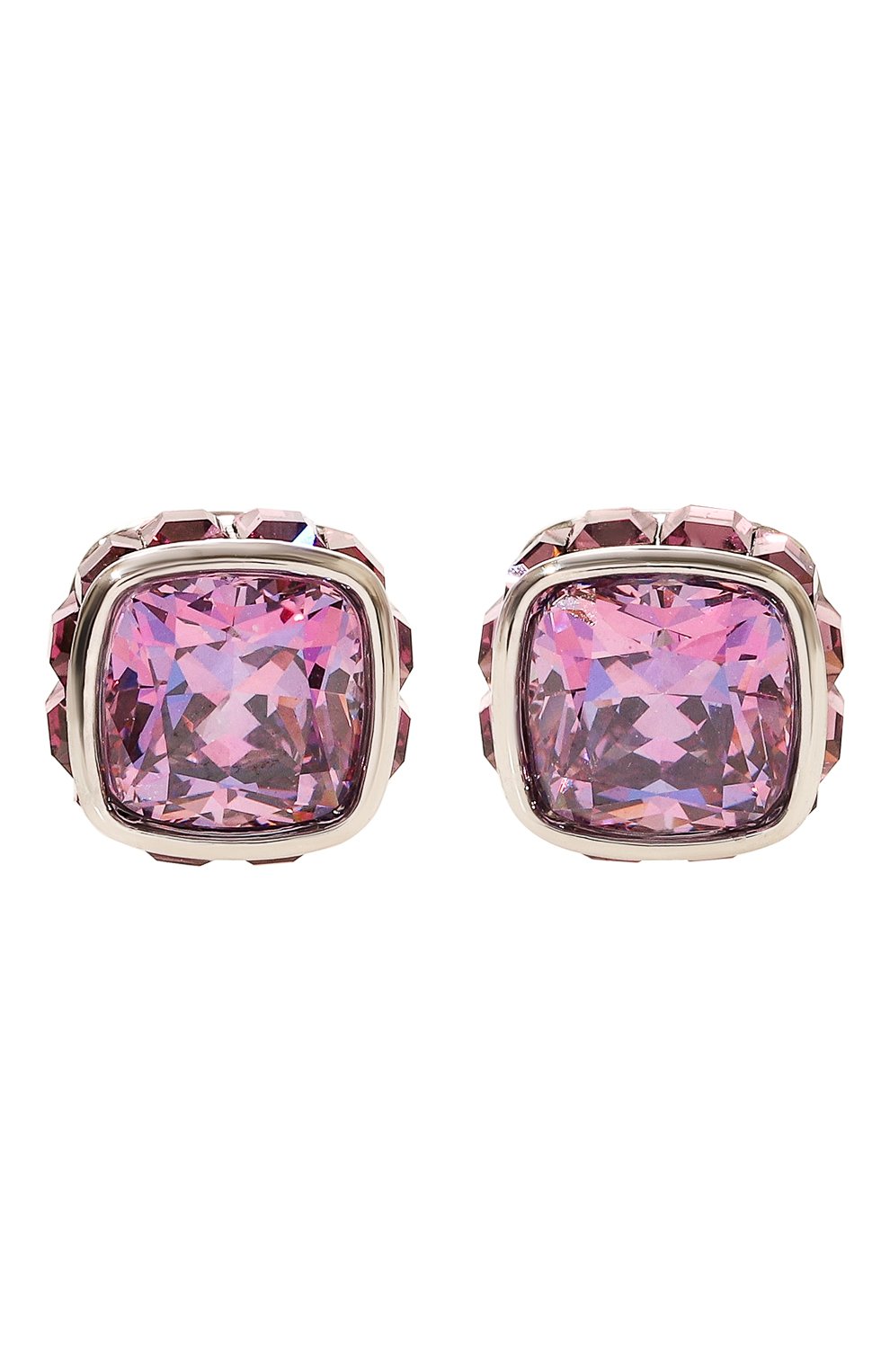 Серьги birthstone SWAROVSKI розового цвета по цене 14900 руб., арт. 5660797, фото 1 Серьги birthstone SWAROVSKI, арт. 5660797, фото 1