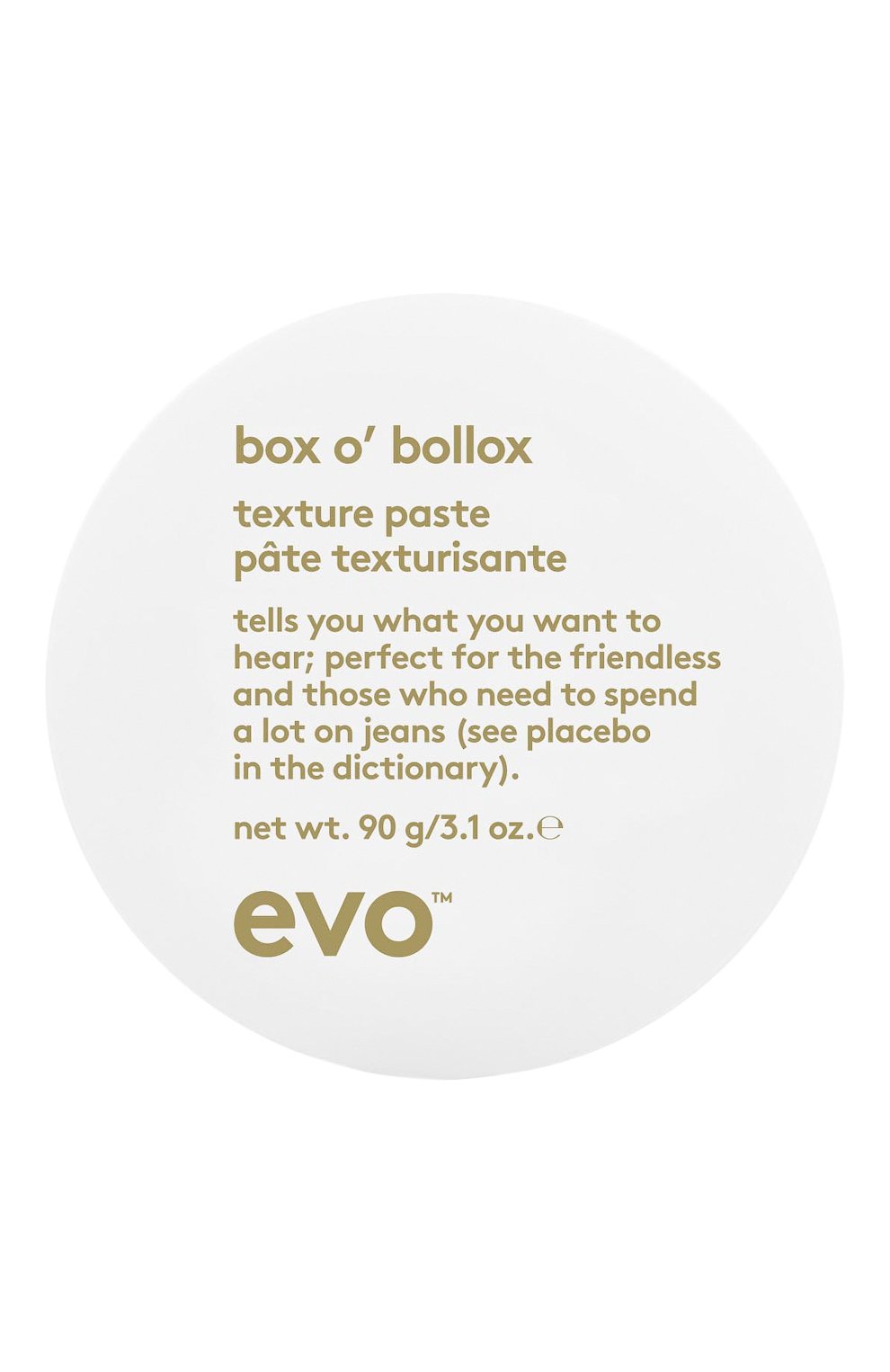 Текстурирующая паста для волос box o'bollox (90ml) EVO, арт. 9327417000289, фото 1
