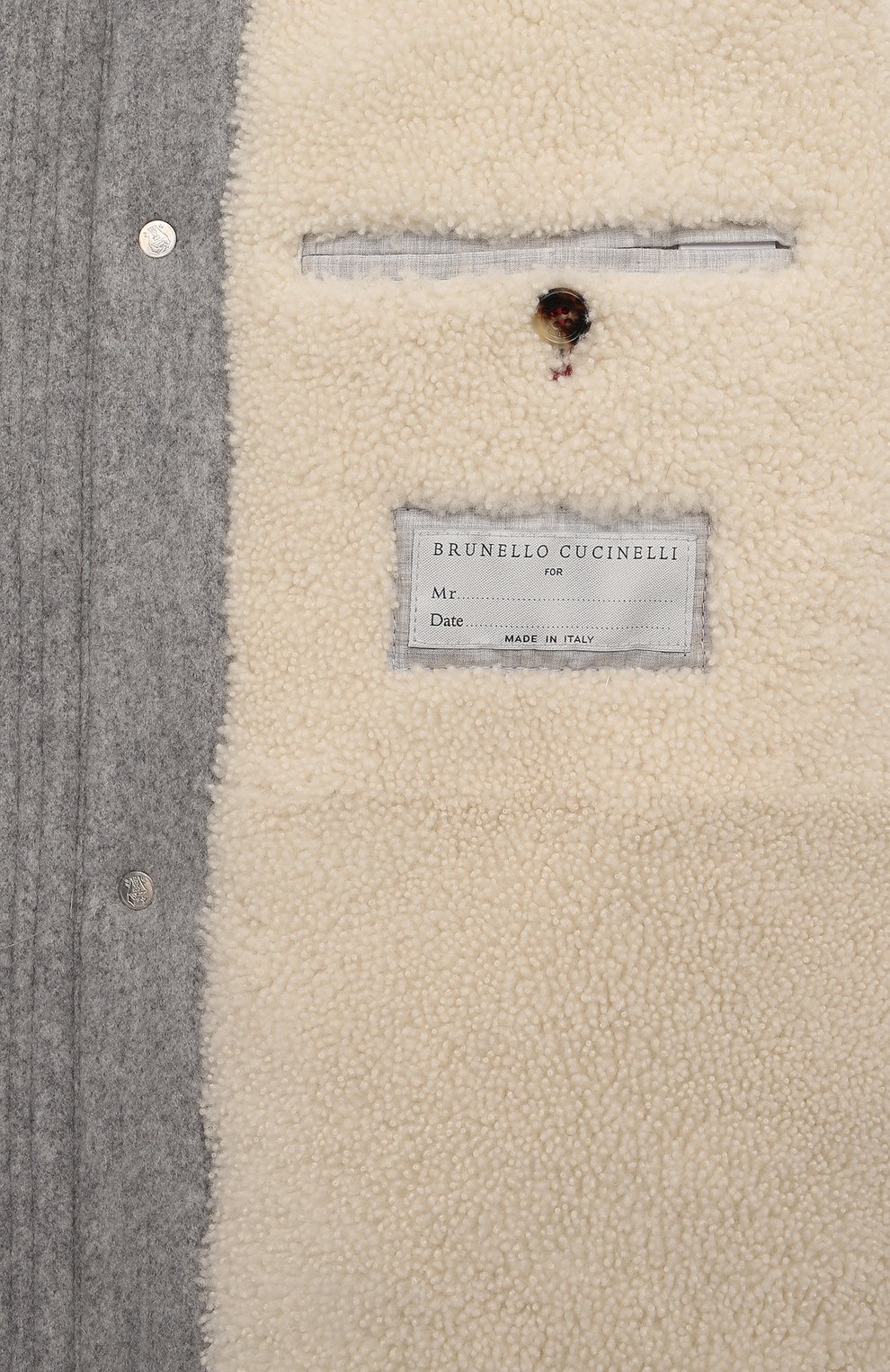 Утепленная куртка с подкладкой из овчины BRUNELLO CUCINELLI, арт. MT4976890, фото 6