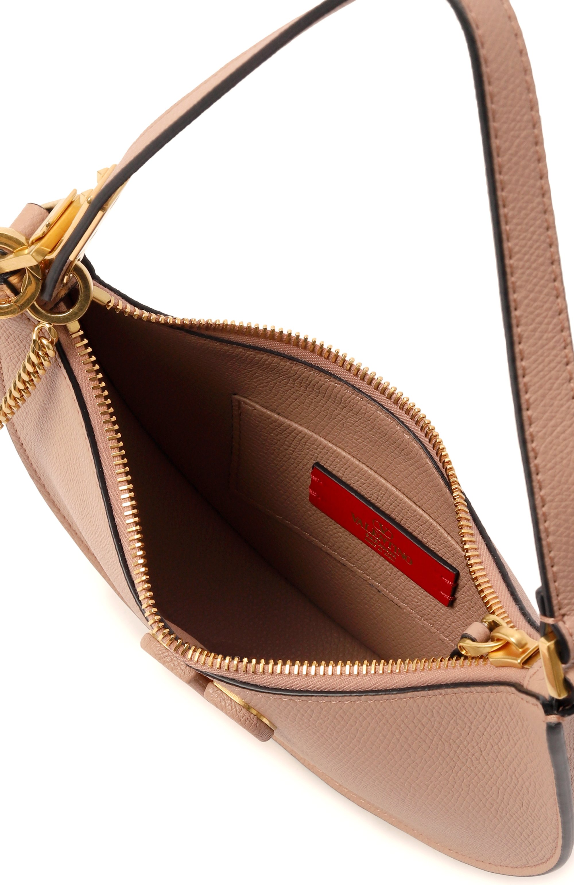 Женская бежевая сумка vlogo signature mini VALENTINO купить