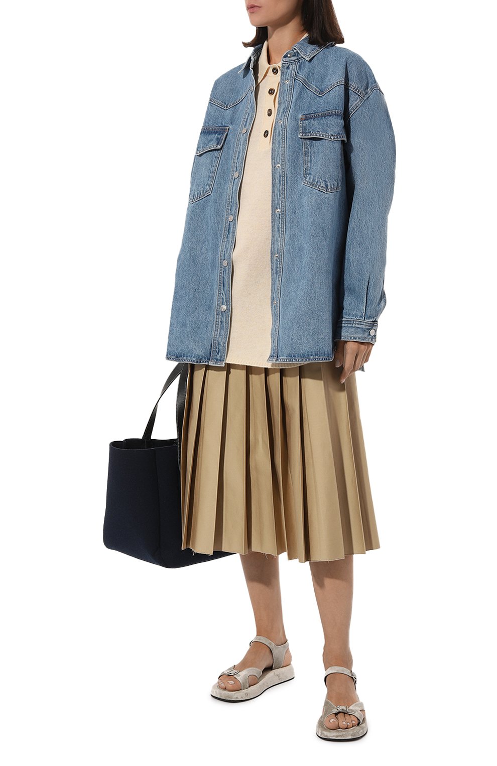 Джинсовая куртка SLVRLAKE, арт. WS0S707S KLTM/WESTERN 0VERSHIRT, фото 2