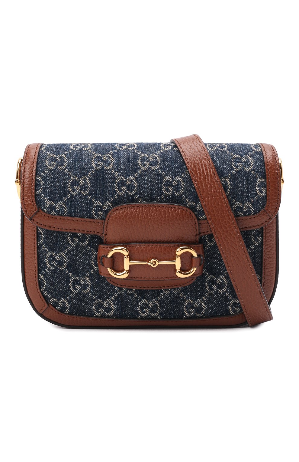 Сумка gg 1955 horsebit mini GUCCI синего цвета по цене 360000 руб., арт. 658574/2KQPG, фото 6 Сумка gg 1955 horsebit mini GUCCI, арт. 658574/2KQPG, фото 6