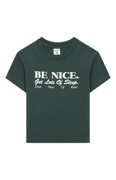 Хлопковая футболка SPORTY AND RICH, арт. T004861003GR10