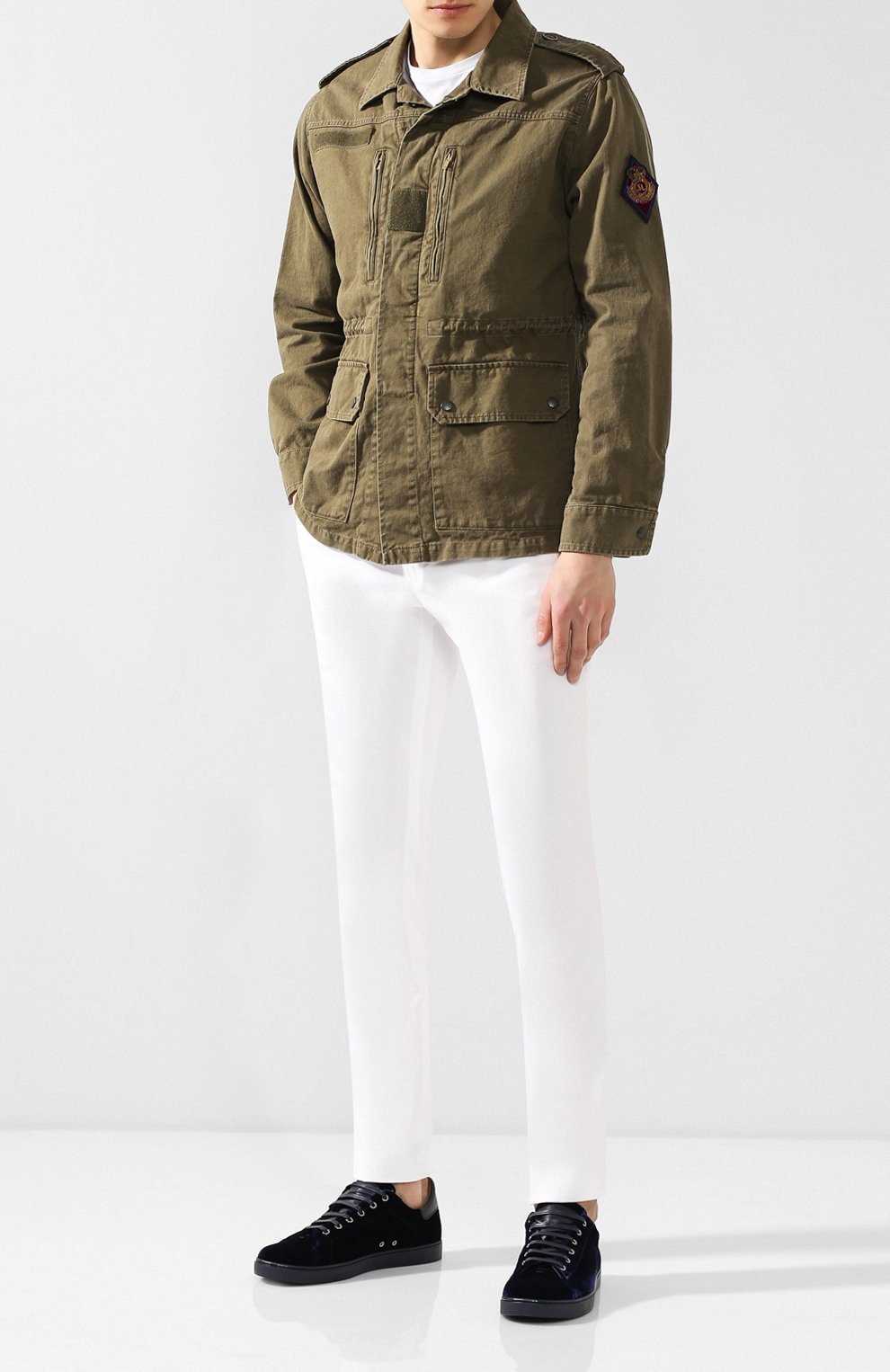 Вельветовые кеды GIANVITO ROSSI, арт. S20450.M1DEN.VELDENI, фото 2