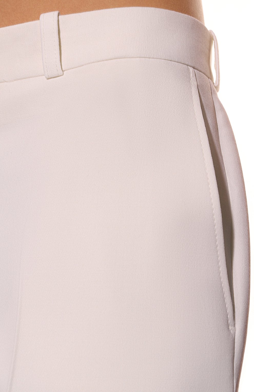 Шерстяные брюки JACOB LEE кремового цвета по цене 89950 руб., арт. WWP07421CB, фото 5 Шерстяные брюки JACOB LEE, арт. WWP07421CB, фото 5