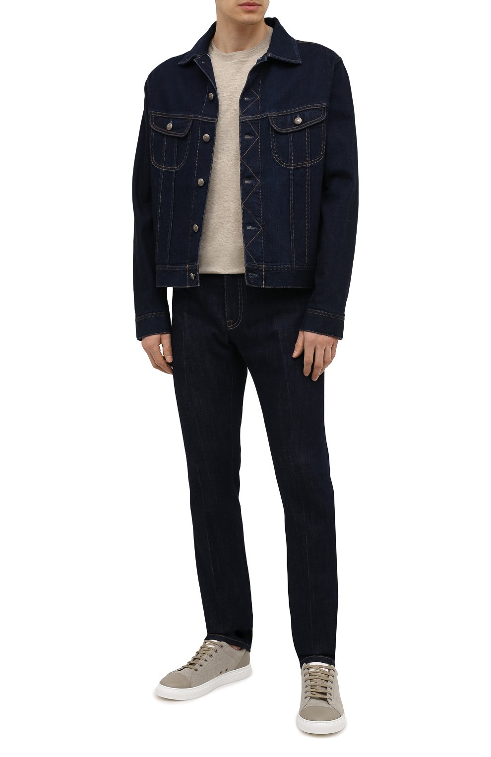 Льняная футболка LORO PIANA, арт. FAL5748, фото 2