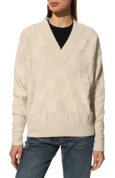 Пуловер UMA WANG кремового цвета по цене 55450 руб., арт. W2 W UK7138, фото 3 Пуловер UMA WANG, арт. W2 W UK7138, фото 3