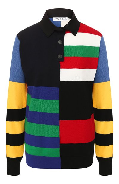 Женское хлопковое поло JW ANDERSON, арт. KW10719A 509/850