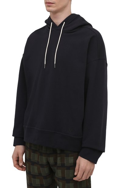 Хлопковое худи JIL SANDER, арт. JPUS707526-MS248608, фото 3