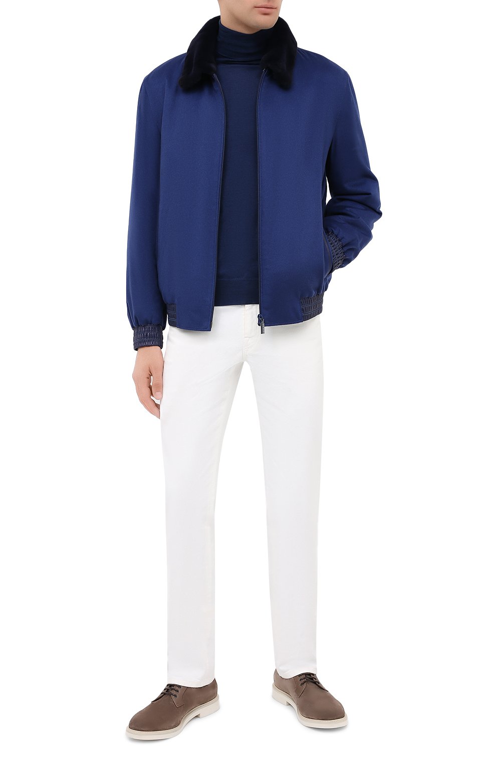 Кашемировый бомбер с подкладкой из норки и ласки ZILLI, арт. MAU-HIKE0-30206/1001, фото 2