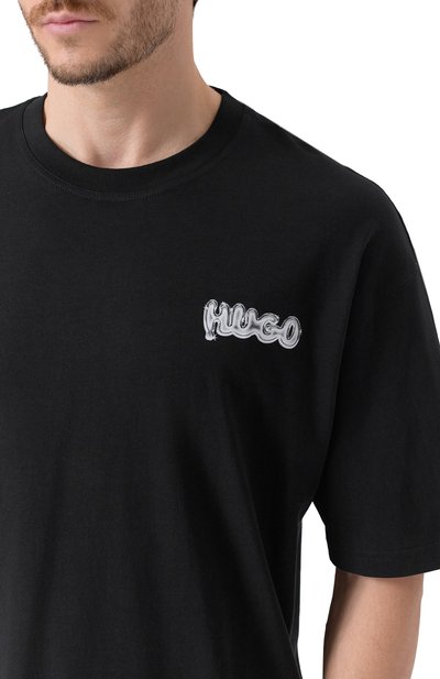 Хлопковая футболка HUGO BLUE, арт. 50549769, фото 5